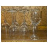 Lot of (6) 9 1/4' Wine Glasses