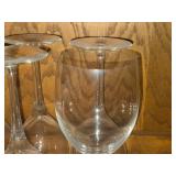 Lot of (6) 9 1/4' Wine Glasses