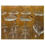 Lot of (6) 9 1/4' Wine Glasses