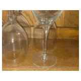 Lot of (5) 9 1/4' Wine Glasses