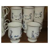 Lot of (8) Porcelain Collectible Mugs - Printed Froseth (x2), Egeland 1988 (x2), Jergensen 1988 (x4)
