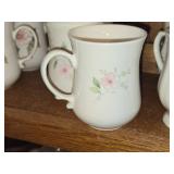 Lot of (6) Bone China Coffee Mugs by Hitkari