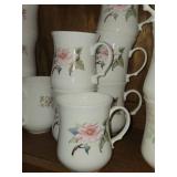 Lot of (6) Bone China Coffee Mugs by Hitkari
