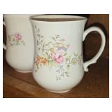 Lot of (7) Bone China Coffee Mugs by Hitkari