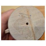 Handcarved Norwegian Chip Carving Birch Wood Drinking Mug / Cup