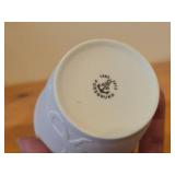 Porcelain Tea Light Candleholder by Porsgrund (Norway)