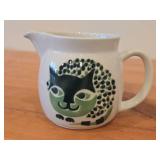 Vintage Kissa Cat theme Creamer Pitcher by Kaj Franck for Arabia (Finland) / Mid-Century Modern style