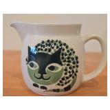 Vintage Kissa Cat theme Creamer Pitcher by Kaj Franck for Arabia (Finland) / Mid-Century Modern style