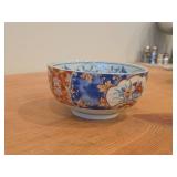 Porcelain Japanese Rice Serving Bowl by Imari