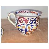 Vintage Porcelain Set of (4) Tea Cups and (4) Saucers by Royal Vienna RB Austria