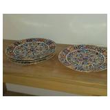 Lot of (4) Vintage 8 1/2' Porcelain Salad Plates by Royal Vienna RB Austria