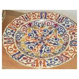 Lot of (4) Vintage Porcelain Deep Plates by Royal Vienna RB Austria 1 3/4' x 9 1/2'