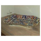 Vintage Porcelain 11-1/2' x 8' Plate and 9' x 6' Tray by Royal Vienna RB Austria