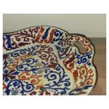 Vintage Porcelain 11-1/2' x 8' Plate and 9' x 6' Tray by Royal Vienna RB Austria