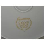 Lot of (4) 8-3/8' Salad Plates - Damask by Easterling (Bavaria Germany)