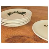 Lot of (6) 6 1/2' Salad Plates - Poppy Trail California Ivy by Metlox