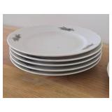 Lot of (6) 6-3/4' Porcelain Salad Plates (Bavaria Germany)