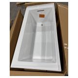 $1041 Underscore 60 in Left Drain Bathtub White $1041 Underscore 60 in Left Drain Bathtub White
