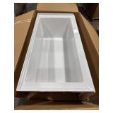 $1041 Underscore 60 in Left Drain Bathtub White $1041 Underscore 60 in Left Drain Bathtub White
