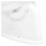 Highline 10' Rough-In Elongated Toilet White Highline 10' Rough-In Elongated Toilet White