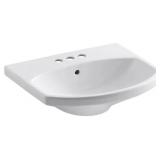 KOHLER Cimarron White Pedestal Sink Top KOHLER Cimarron White Pedestal Sink Top