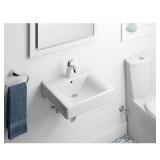 Soho Wall-Mount Ceramic Sink with Overflow Soho Wall-Mount Ceramic Sink with Overflow