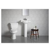 Veer 21 in. Vitreous China Pedestal Sink White Veer 21 in. Vitreous China Pedestal Sink White