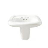American Standard Murro Wall Sink with Holes American Standard Murro Wall Sink with Holes