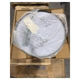 28 in. Round Vanity Mirror Matte Black 28 in. Round Vanity Mirror Matte Black