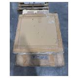 28 in. Round Vanity Mirror Matte Black 28 in. Round Vanity Mirror Matte Black