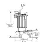 280-Series 1/2 HP Submersible Sump Pump 280-Series 1/2 HP Submersible Sump Pump