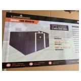 8ft x 10ft Galvanized Apex Roof Metal Shed - LandHonor - 2026 - Unused - LHR-MS0810