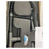 VIGO  Pull-Down Spray Kitchen Faucet - Black Finish (Includes Milwaukee Packout Case)
