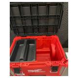 Milwaukee Packout Rolling Cart - Red Modular Storage System (Wheel missing nut)
