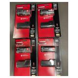 Husky Rechargeable Compact Flashlight with Holster - 500 Lumens - USB-C In/Out - 4-Pack