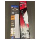 Husky Infrared Touchless Work Light 2500 Lumens & ProLink 12-Inch Light Fixture (Lot of 2)