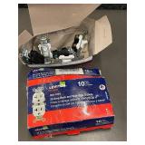 Leviton 20A-125V Back & Side Wire Outlets - 10-Pack plus 5 Switches
