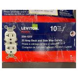 Leviton 20A-125V Back & Side Wire Outlets - 10-Pack plus 5 Switches