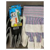 Firm Grip General Purpose Work Gloves - XL & L (Lot of 4)
