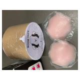 Boob Tape with Reusable Silicone Breast Covers - Nude