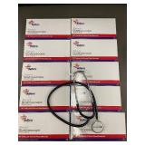 MedSource Nurse's Stethoscope 22 in Tubing Chrome Binaurals MS-70021/22/23/24/25/26