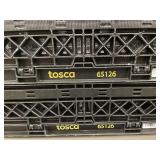 Set of 2 Tosca 65126 Collapsible Plastic Crates