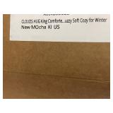 Clouds Hug King Comforter - Mocha - King Size Bedding