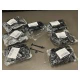 Automotive Nylon Clip Assortment 7 bags 100-Piece Universal Auto Fasteners - Interior Trim