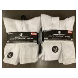 Wear Proof Men's Athletic Socks 12 Pair Size 10-13 White