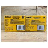 DeWALT GA Straight Finish Nails (lot of 2)