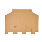 Restpresso Kraft Paper Altalena Drink Carrier - Fits 6 Cups - 11 3/4' x 7 3/4' x 9 1/2' - 100 count box (lot of 4 boxes)