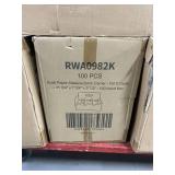 Restpresso Kraft Paper Altalena Drink Carrier - Fits 6 Cups - 11 3/4' x 7 3/4' x 9 1/2' - 100 count box (lot of 4 boxes)