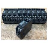 BR 2-15 Amp Single Pole Tandem Non-CTL Circuit Breaker lot of 10