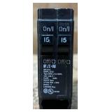 BR 2-15 Amp Single Pole Tandem Non-CTL Circuit Breaker lot of 10